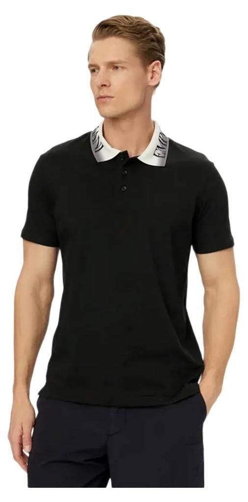 EMPORIO ARMANI Herren-Poloshirt, Kurzarmhemd mit Kragen und Knöpfen, reine Baumwolle, Artikelnummer EM000571 AF20432, XXL, Cotone 100%