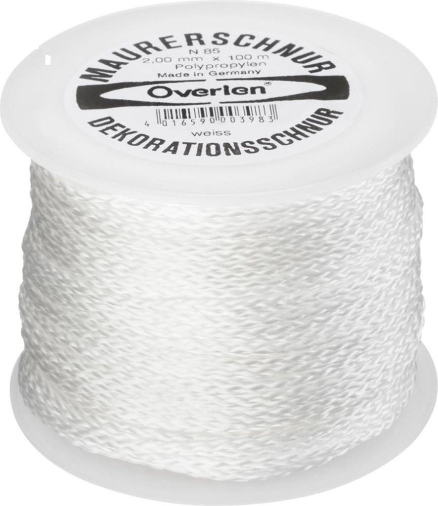Maurerschnur L.100m D.2mm 65kg PP weiß Produktbild 
