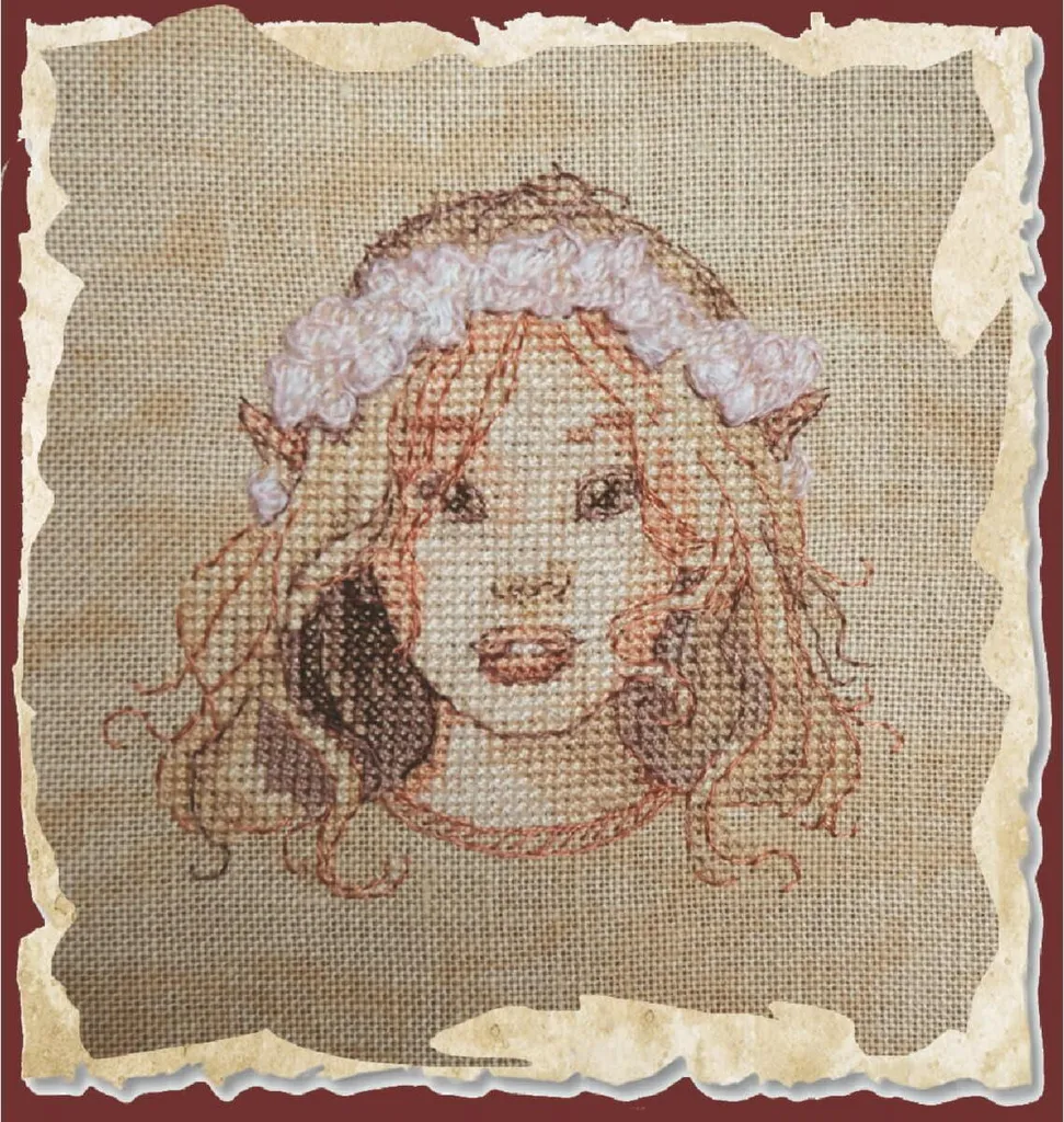 Nimue Point de Croix Set "Eveil d'une fée" 79K - Kit à Compter 9,5x9cm
