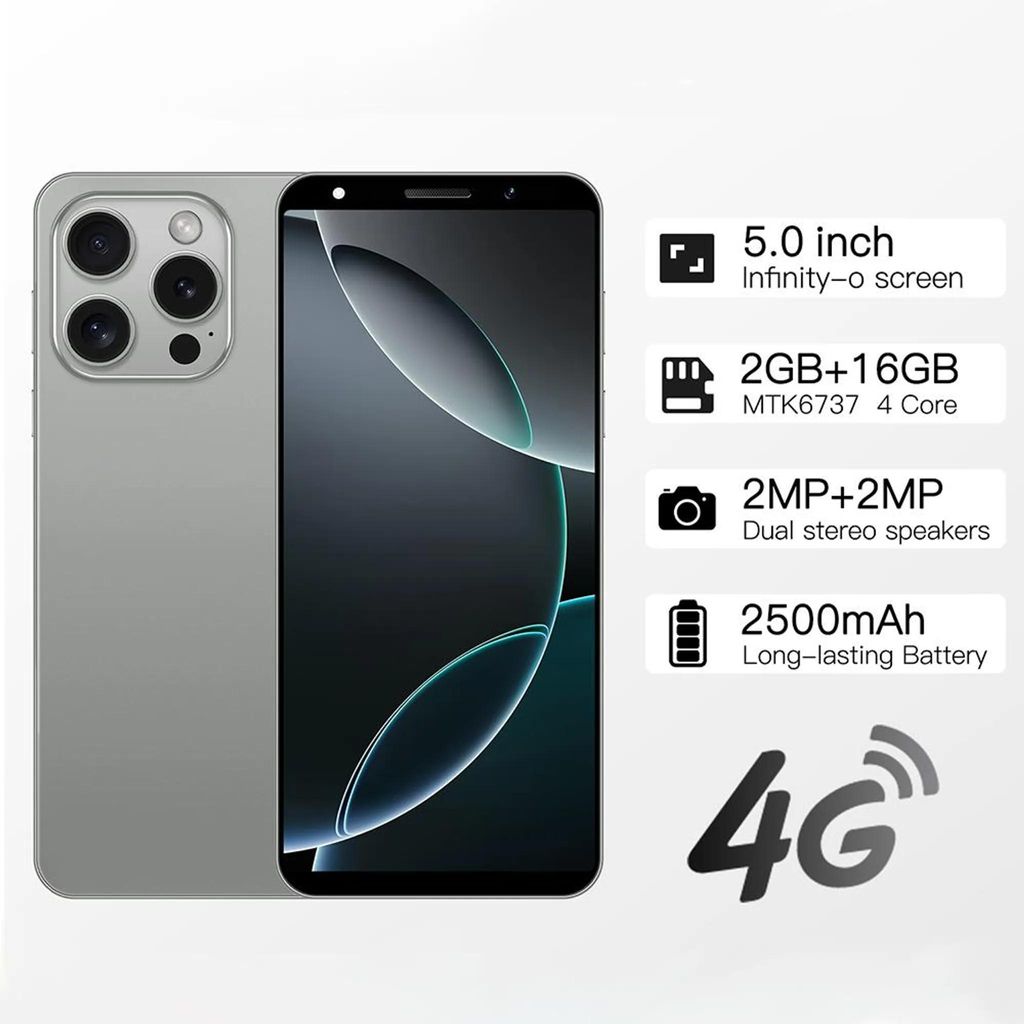 Android Smartphone 4G FDD-LTE 2GRAM 16GROM TF128GB Entsperren Telefon