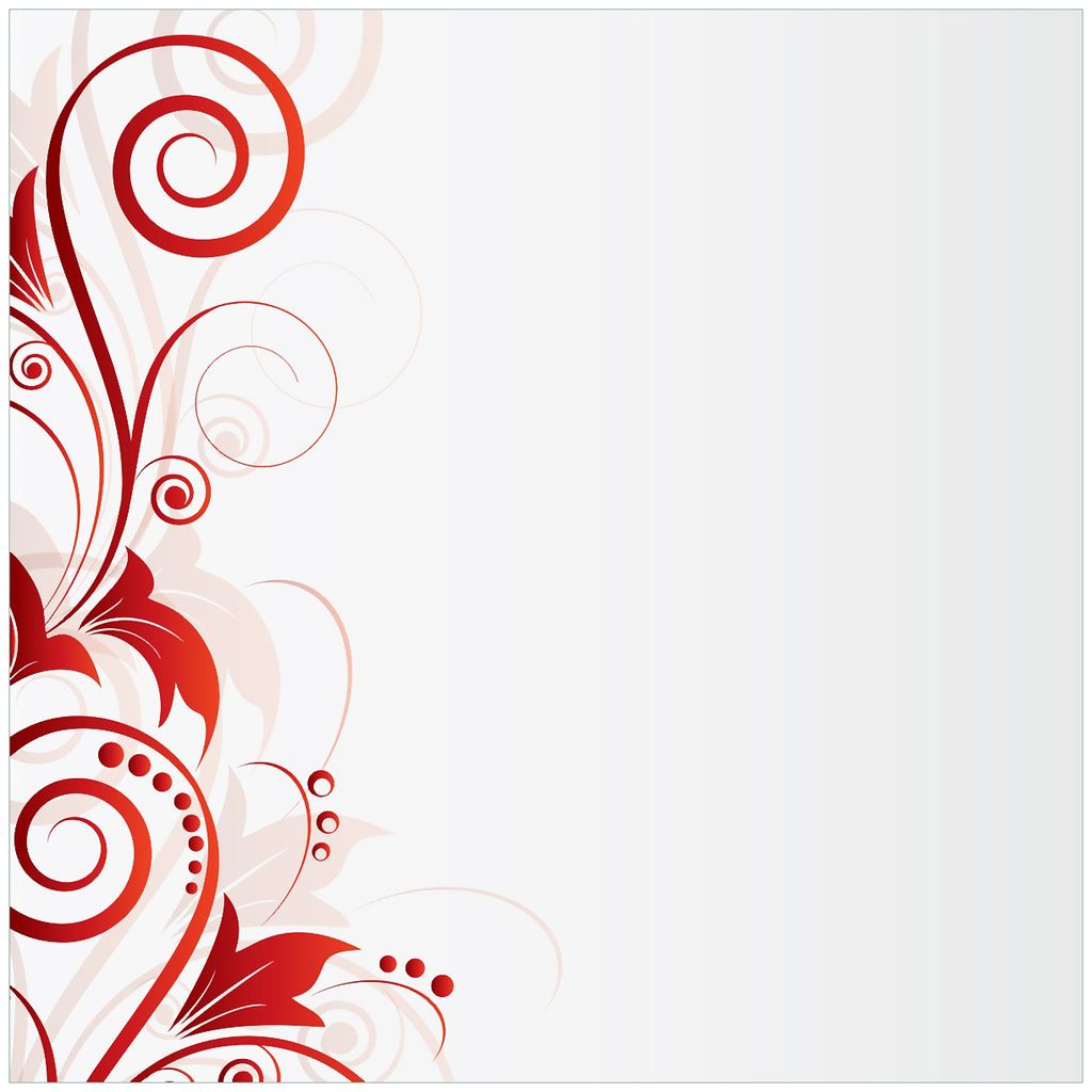 Wallario Sticker / Aufkleber für Kühlschrank / Geschirrspüler / Küchenschränke, selbstklebende Folie - 60 x 60 cm, Motiv: Abstrakte rote Blume...