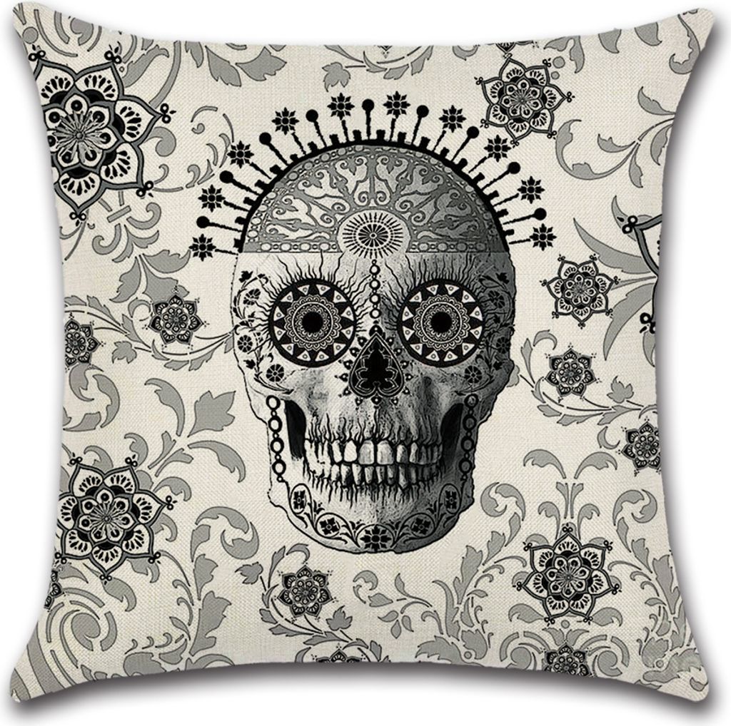 Halloween Geist Kissenbezug 45x45 Cm - Plüsch Deko Für Sofa & Wohnzimmer