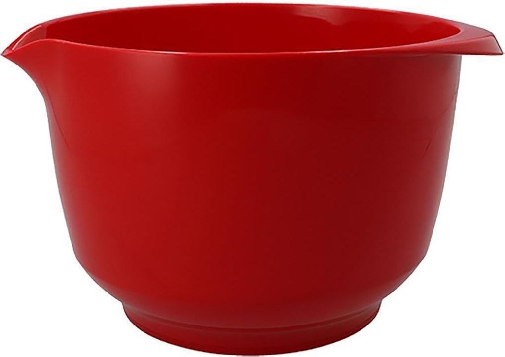 Rühr- und Servierschüssel - B 24 cm - Rot - PET-Kunststoff - 3 Liter