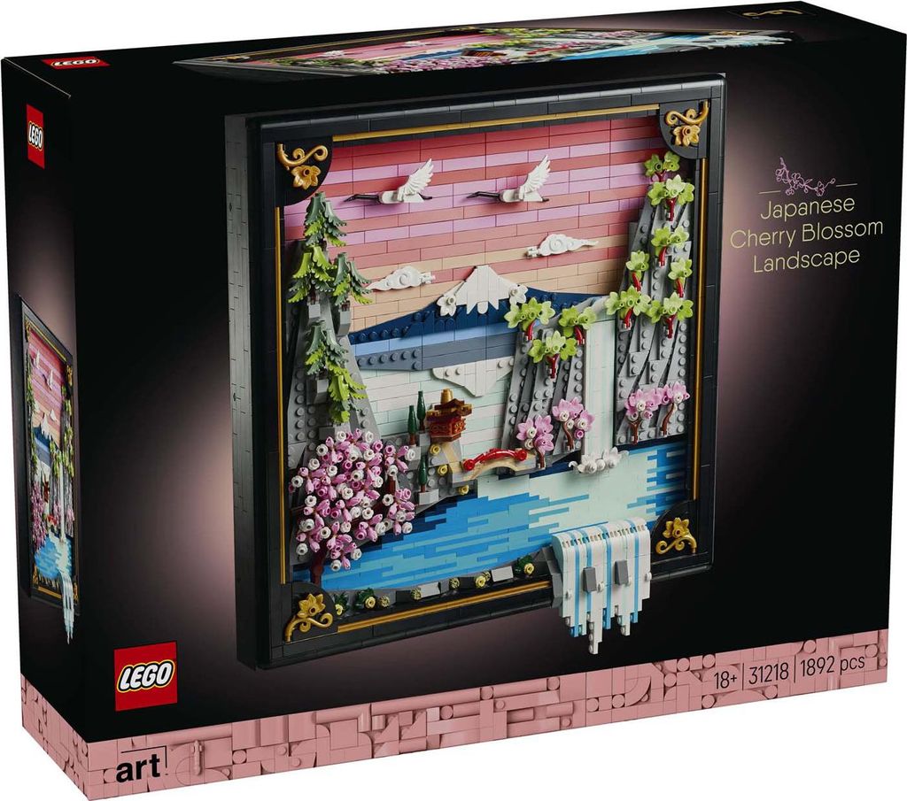 LEGO Art Japanse Kersenbloesemlandschap - Doe-het-zelf set Productafbeelding 