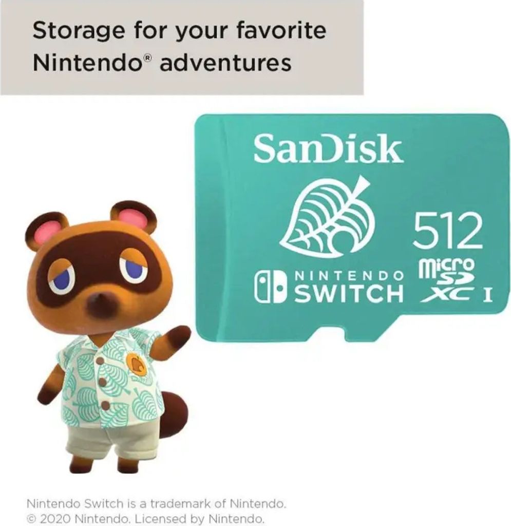Karta SD MicroSD 512GB SanDisk Nintendo Switch Obrázek produktu 5