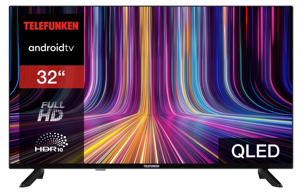 Telefunken QF32AN750S QLED Fernseher 32 Zoll Android TV Produktbild 