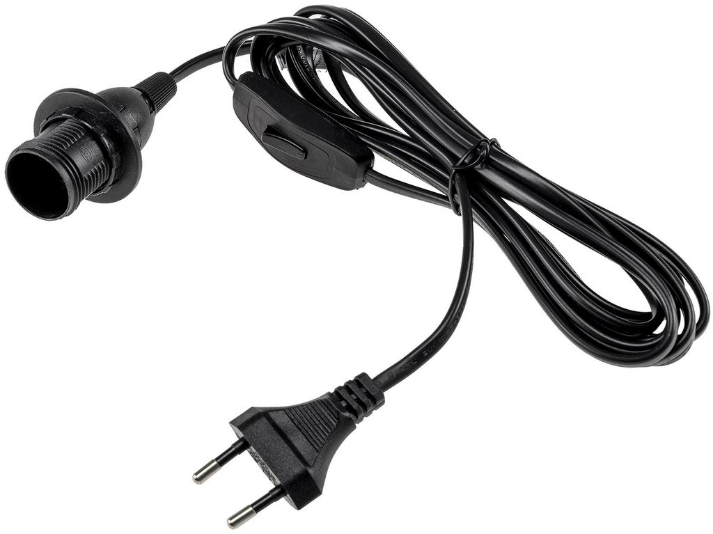 Câble d'alimentation Douille E14 1,4m avec interrupteur Image du produit 