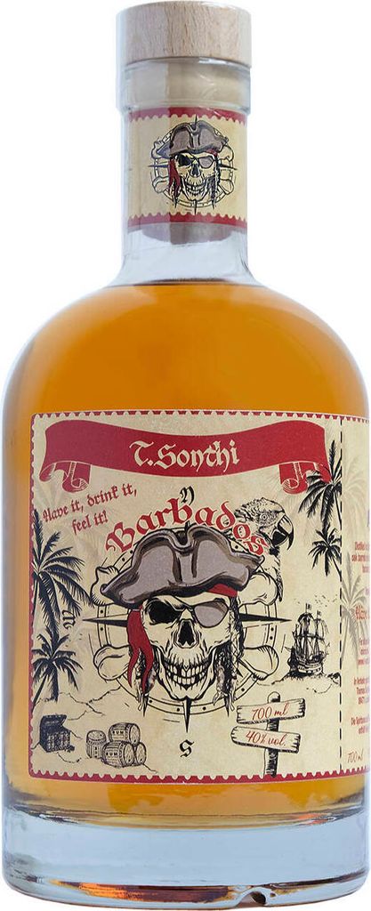 T. Sonthi Rum Barbados, 40% Vol. 0,7 l