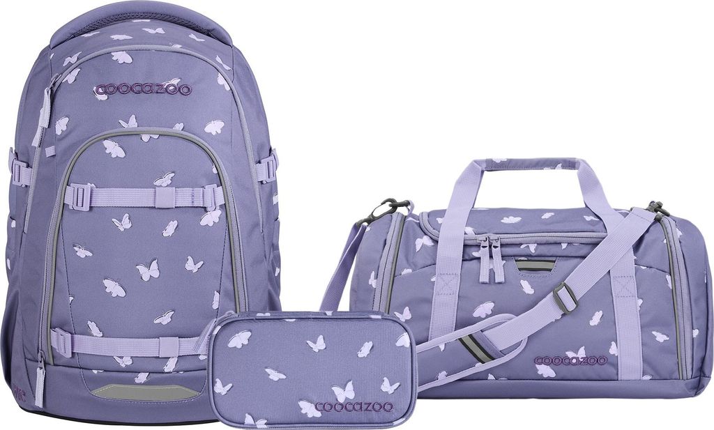 Coocazoo, Schulrucksack-Set MATE Reflective Wings3-teilig Produktbild 