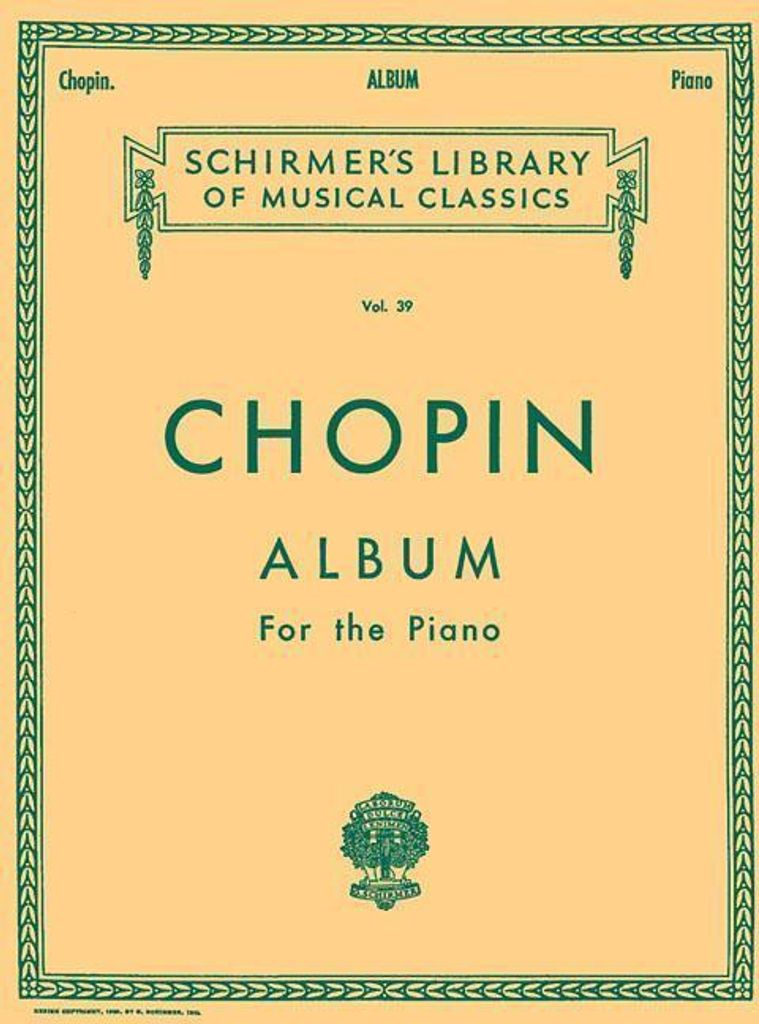 Album: Schirmer Library of Classics Band 39 Klavier Solo Produktbild 