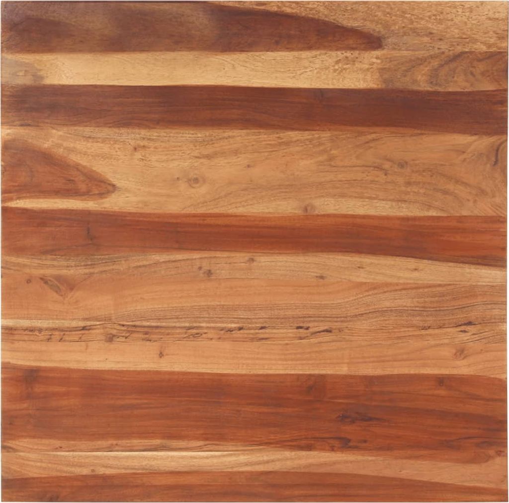 Tischplatte Massivholz Palisander 25-27 mm 80×80 cm