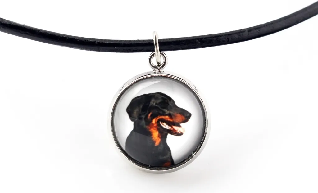 Collana Fashion Beauceron: Accessorio Art-Dog con Foto Personalizzata