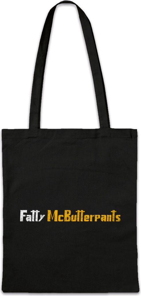 Urban Backwoods Fatty McButterpants, Stofftasche, Farbe: Schwarz