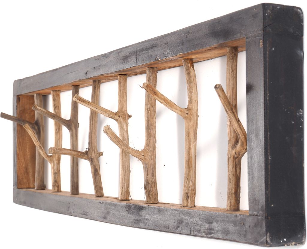 NÁSTĚNNÁ SKŘÍŇ TREIBHOLZ UNIKAT | 80x22cm (šxv), věšák, Obrázek produktu 