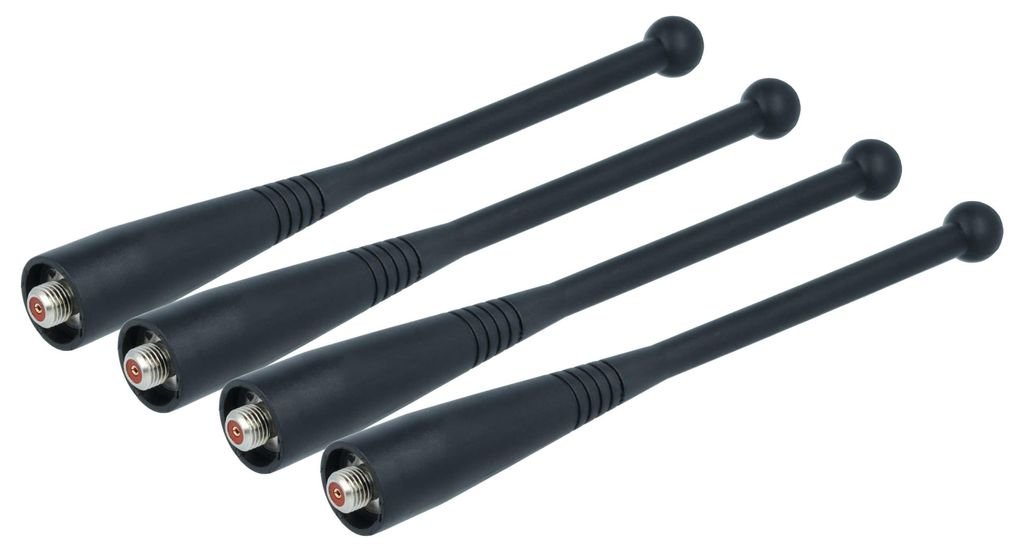 vhbw 4x Antenne kompatibel mit Motorola XTS1500, GP388R, XTS3000, JT1000, XTS2500, XTS3500, GP344R, GP366R, HT1100 Funkgerät - 13,5 cm Schwarz