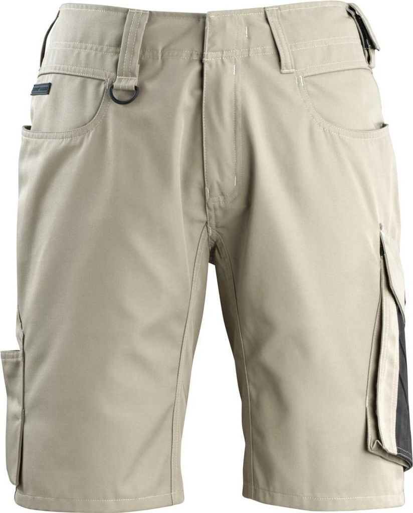 MASCOT Stuttgart Shorts Größe C62, hellkhaki/schwarz | Packung (1 Stück)