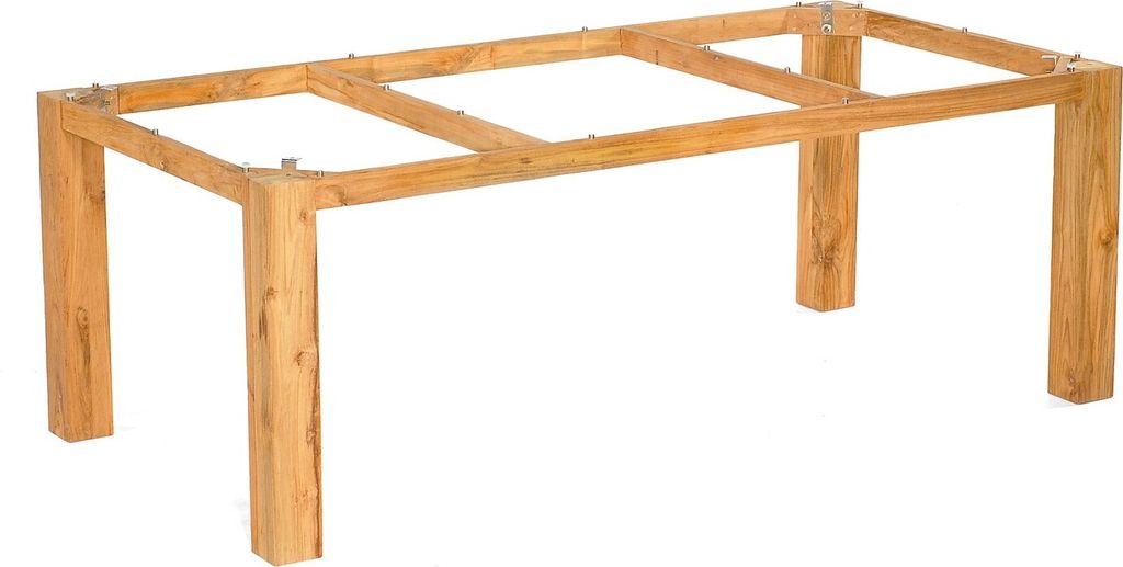 Base Tischgestell Teak Natur Produktbild 