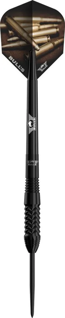 Bulls Caliber Black 90% Wolfram Steeldarts 22g : Fléchettes de Précision