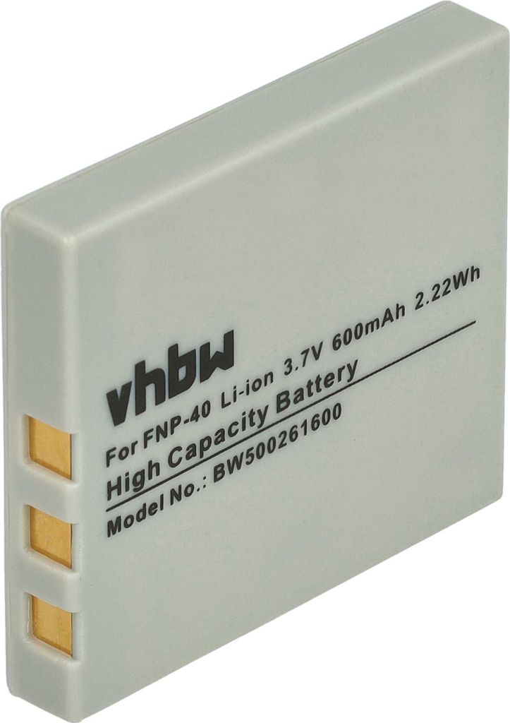 vhbw Akku kompatibel mit Creative Vado Video Cam Videokamera Camcorder (500 mAh, 3,6 V, Li-Ion)