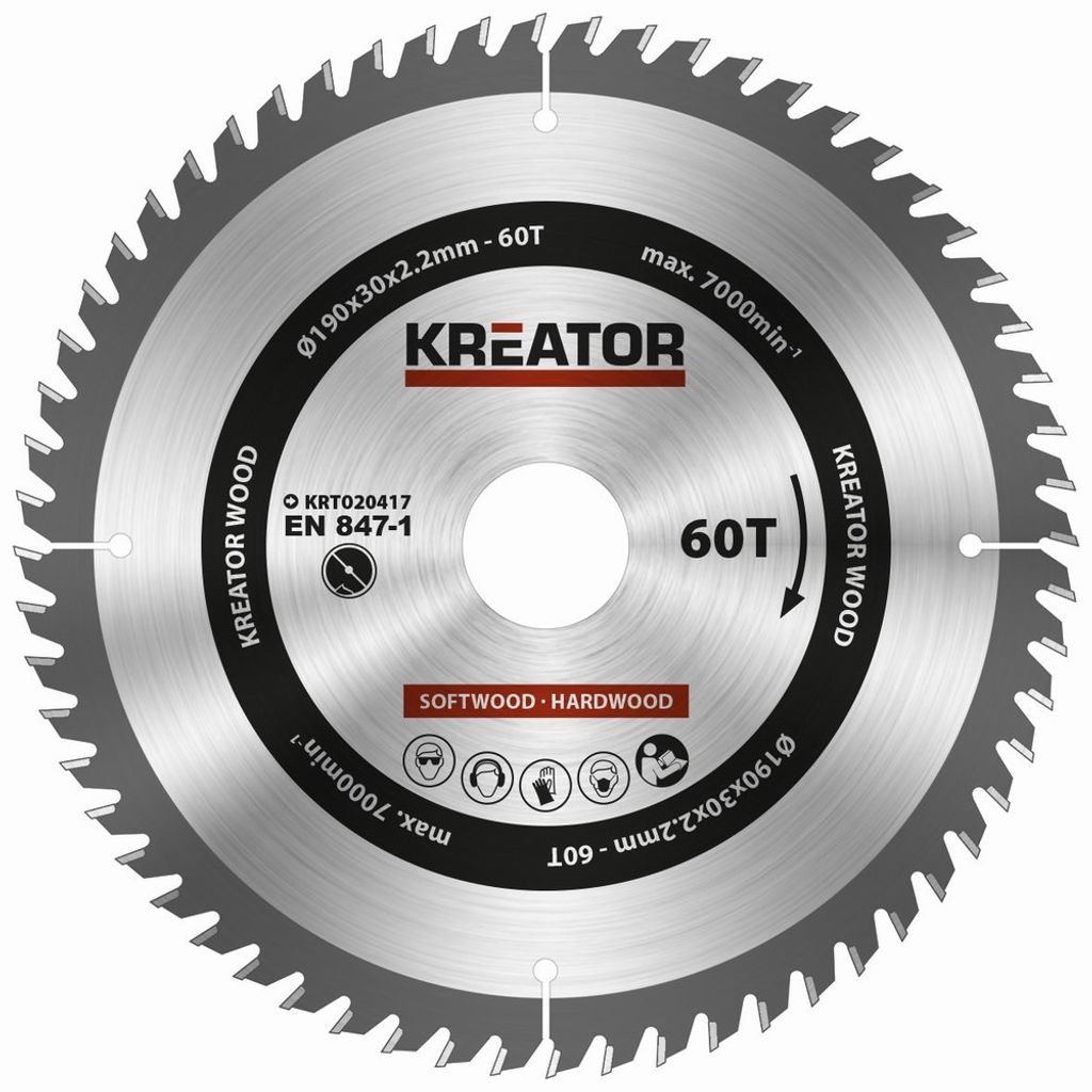Pilový kotouč 190 x 30 x 2,2 mm na dřevo včetně redukčních Obrázek produktu 