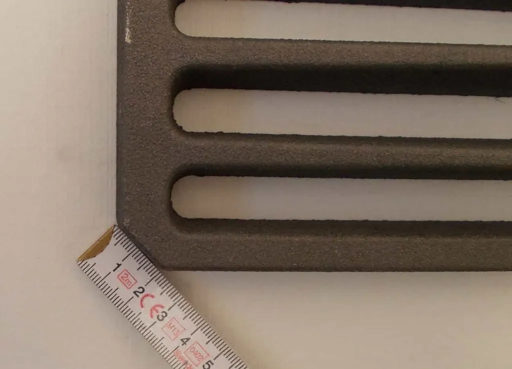 Griglia Ghisa 22x32 cm Economica e Robusta per Stufe e Camini - 4