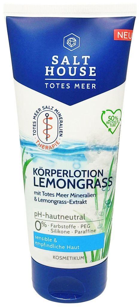 Salthouse Totes Meer Körperlotion Lemongrass empfindliche Produktbild 