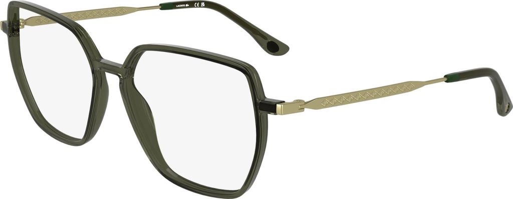 Lacoste L2981 N Transparent khaki 55/15/140 Damen Brillen