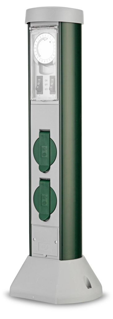 REV Außensteckdose Garten GreenCraft - 51cm, 2-Fach, Produktbild 