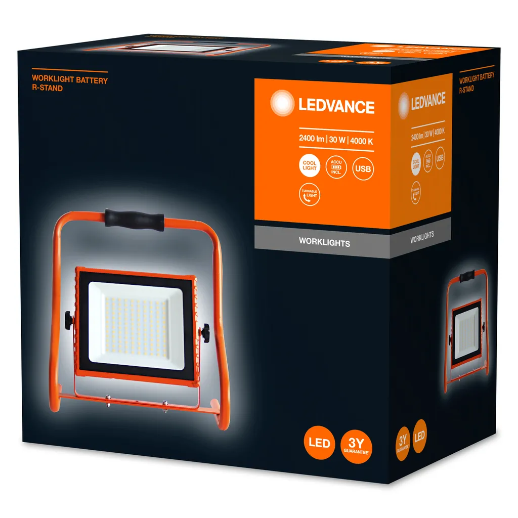 Solution d'Éclairage Antichoc LEDVANCE 30W pour Chantiers de Rénovation - 2