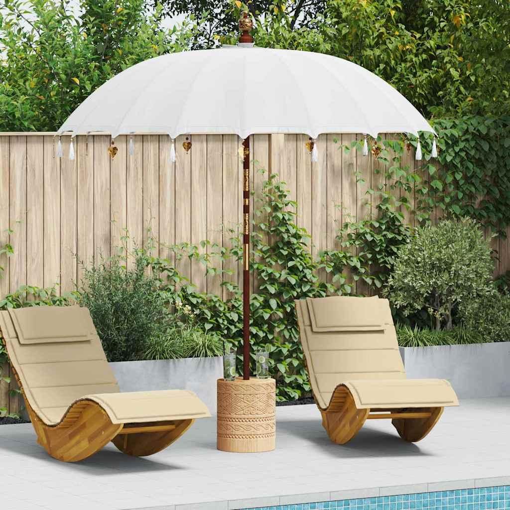 2025 cloris Balinesischer Sonnenschirm Creme (210-220) x 260 cm - Sonnenschirme Sale1232002 1parcel