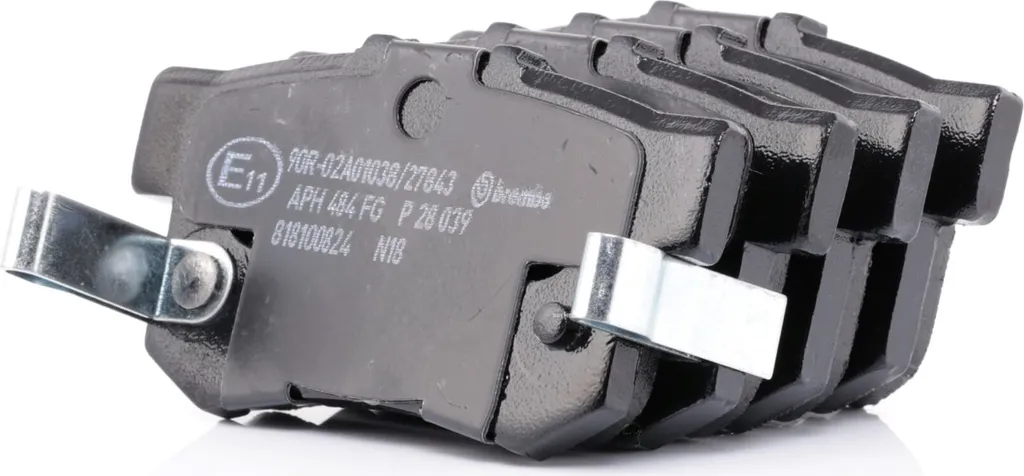 Plaquettes Brembo P 28 039 avec friction premium OE 43022S9AA01