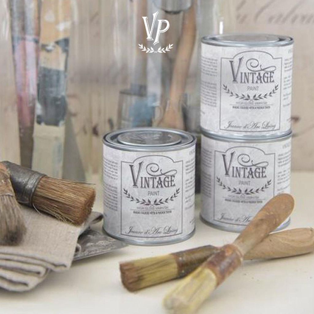 Vintage Paint Kreidefarbe Top Coat Varnish – Wasserbasierter Klarlack – 200 ml – Holz, Möbel, Böden & Treppen Schutzversiegelung - Varnish ...