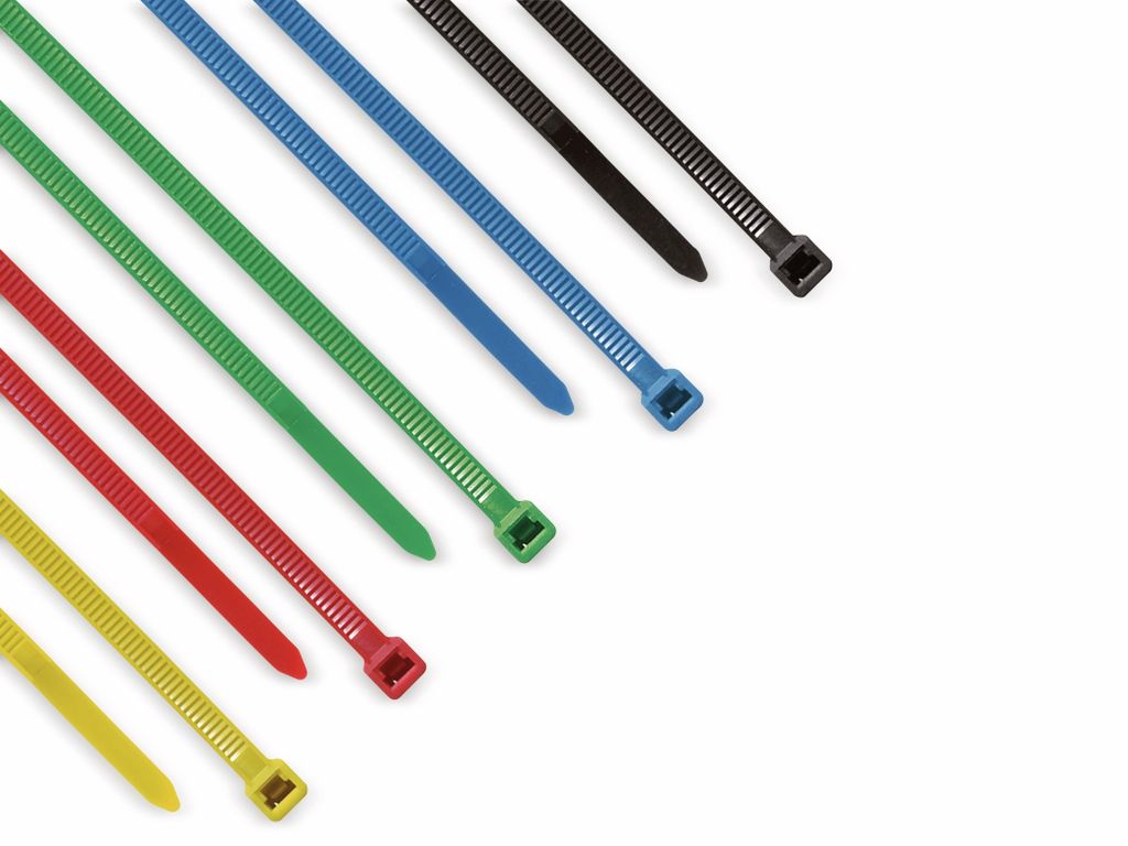 Kabelbinder farbig sortiert 50 Stück Produktbild 