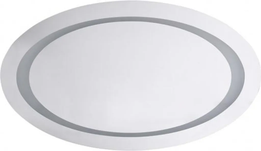 Miroir ovale 80x50 cm avec lumière LED et capteur de mouvement intégré