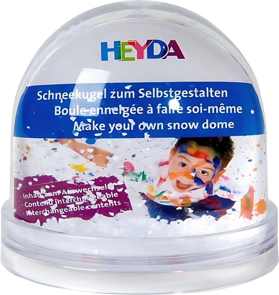 HEYDA Schneekugel zum Selbstgestalten (B)90 x (H)85 mm Produktbild 