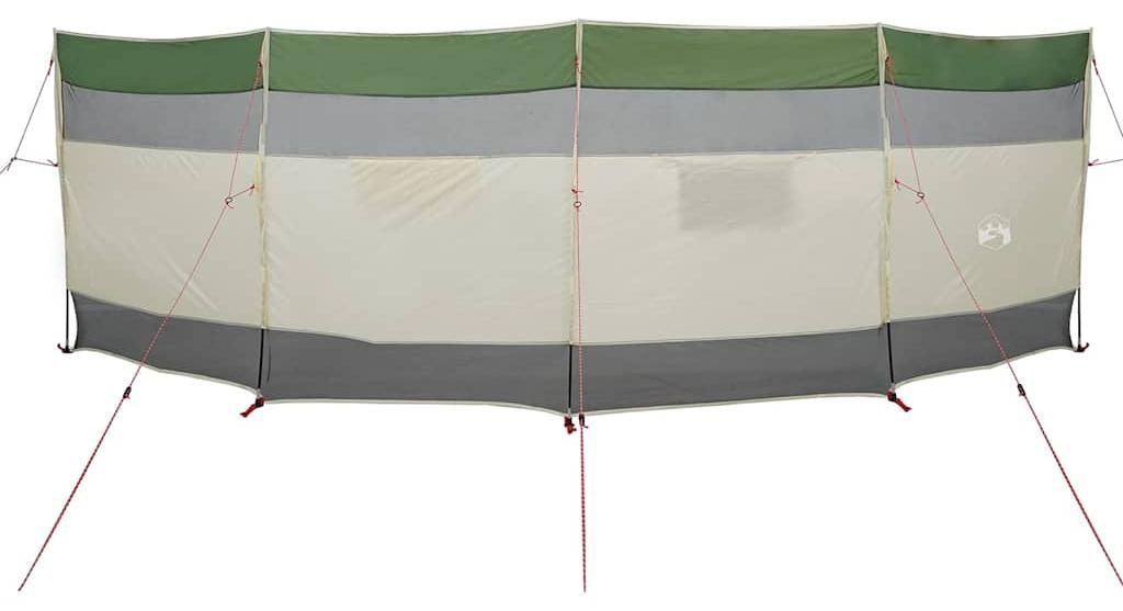 vidaXL Parawan kempingowy zielony 510x153 cm Wodoodporny Zdjęcie produktu 