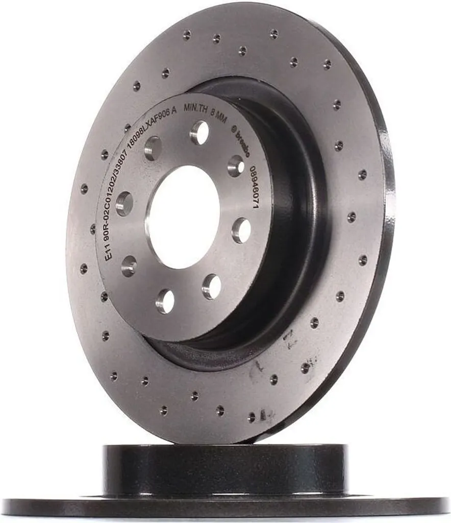 Disque de frein Brembo 08.9460.71 avec revêtement anticorrosion UV OE
