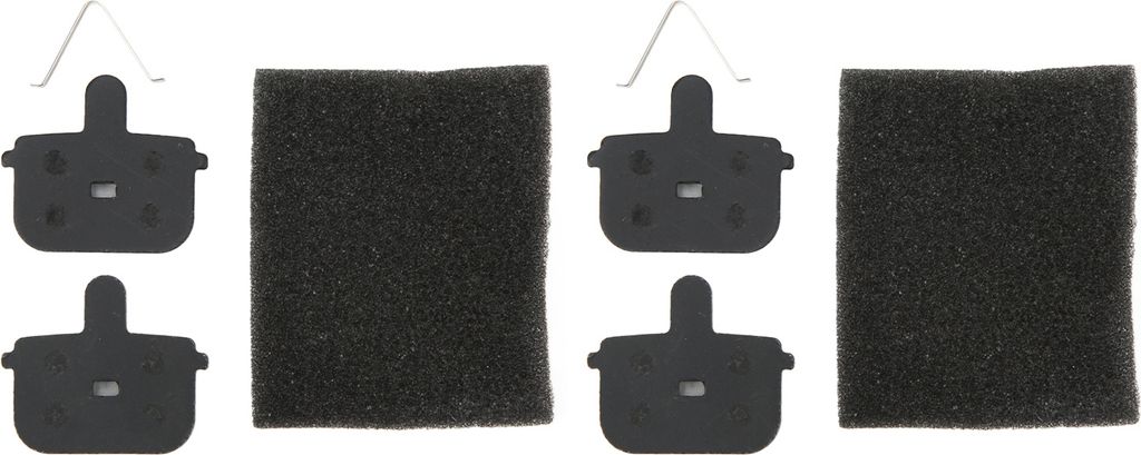 2 Sets Fahrradscheibenbremsbeläge Harz Halbmetallfahrradpolster Ersatz zum Radfahren