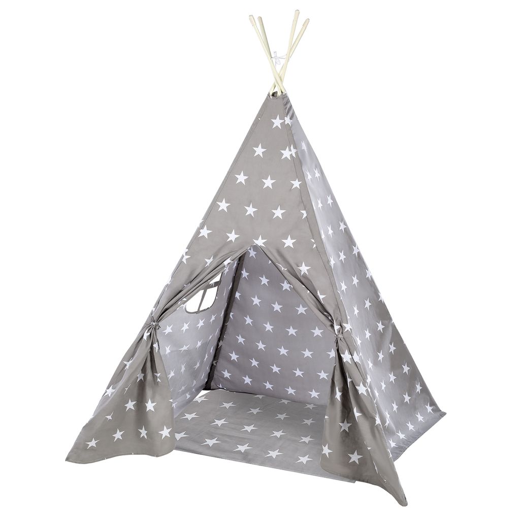 roba Spielzelt 'Little Stars' - Bodenunterlage und Tragetasche - Wigwam für Kinderzimmer und Outdoor