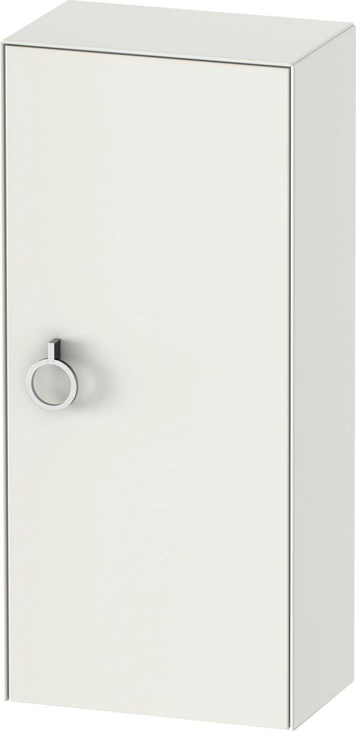 Duravit White Tulip Halbhochschrank, Breite 400 x Tiefe 240mm, eine Tür Anschlag rechts mit Griff, WT1323R3636