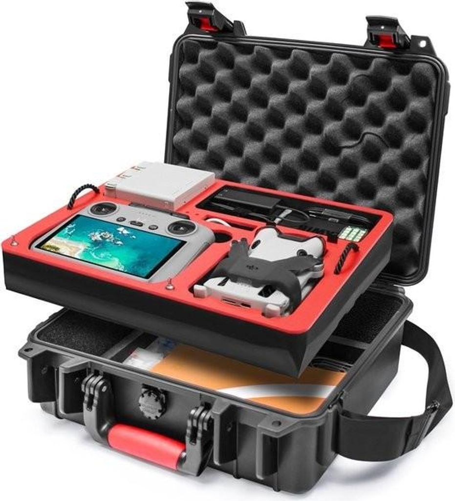 Doppelwandiger, wasserdichter Hartschalenkoffer für DJI Mini 4 Pro – Schutz und Zubehör