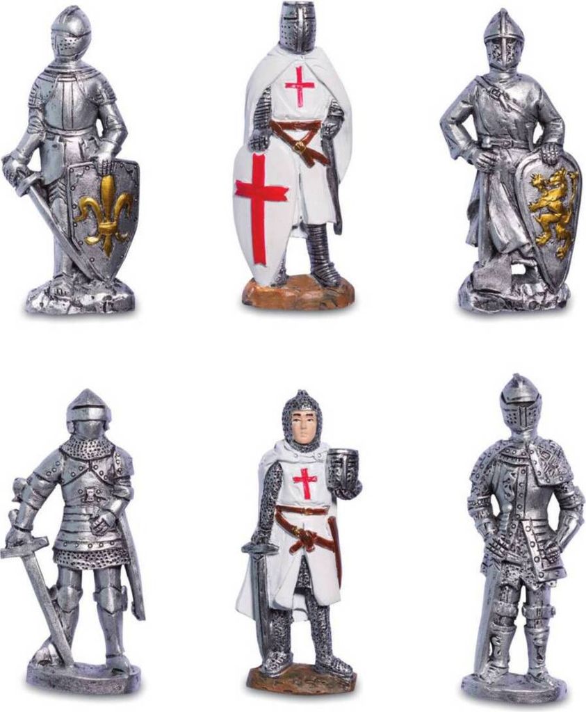 6er Set Templer Kreuzritter Magnete