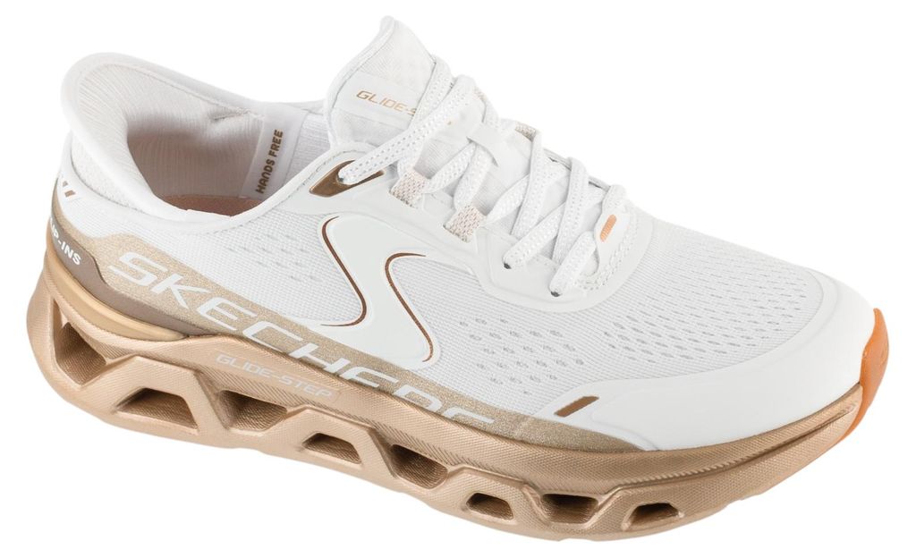 Skechers Slip-Ins: Glide-Step Altus - Starlight Shine 150514-WGD, Sneaker, Damen, Weiß