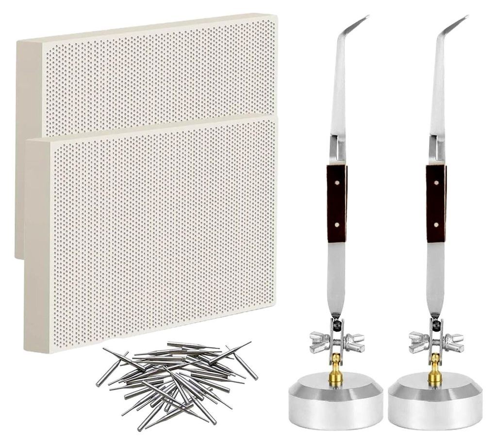 Schmuckmacher Set, hitzebeständig, Quarz, Waben Arbeitsplatte, Schmuckzange, Textur für die Schmuckherstellung, Schweißzubehör