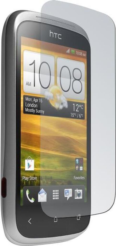 2er-Pack PhoneNatic Displayschutzfolien klar kompatibel mit HTC Desire C