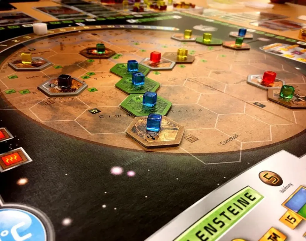 Extension plateau Terraforming Mars Hellas et Elysium pour jeu de société - 2