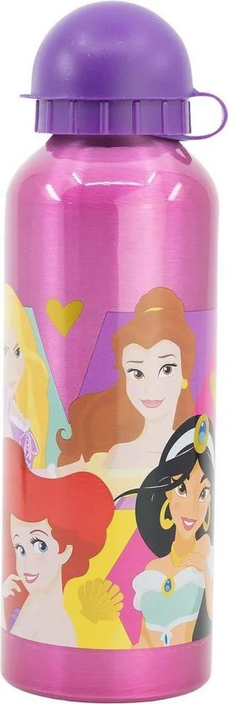 Super Borraccia Disney Princess 530ml in Alluminio - Regalo Perfetto