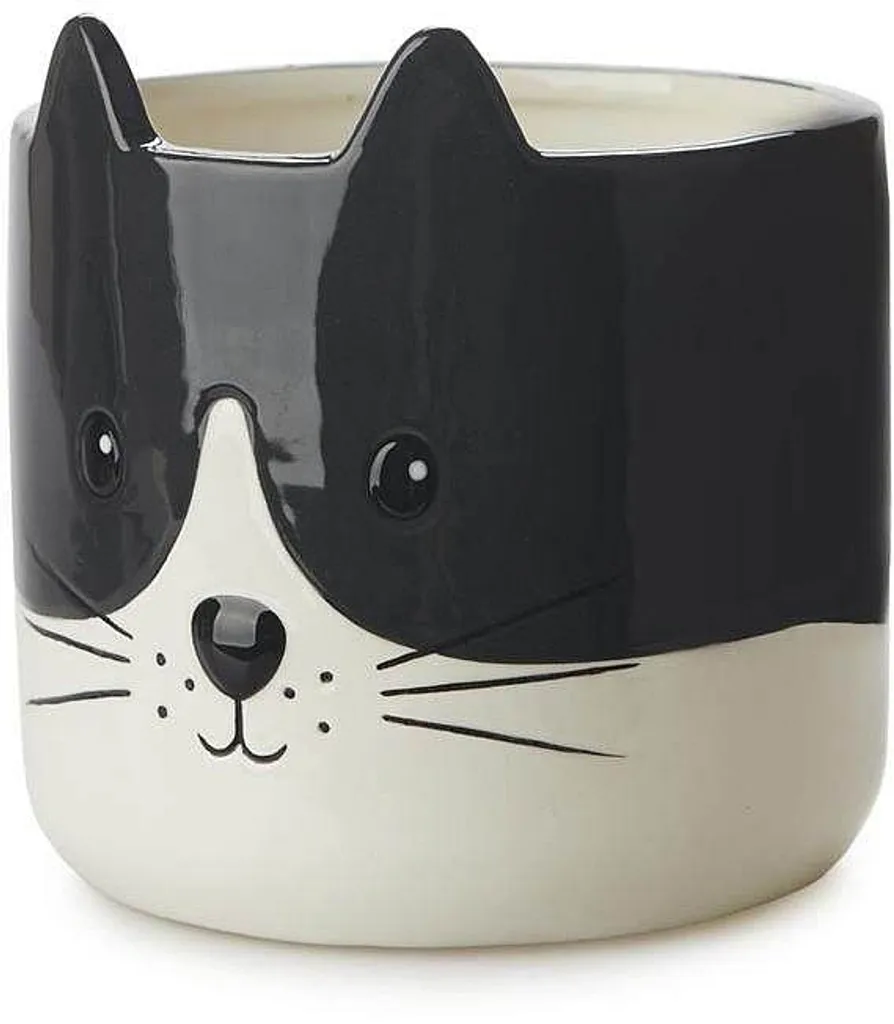Cache-pot Kitty Balvi 27681 : la touche féline pour égayer vos fenêtres