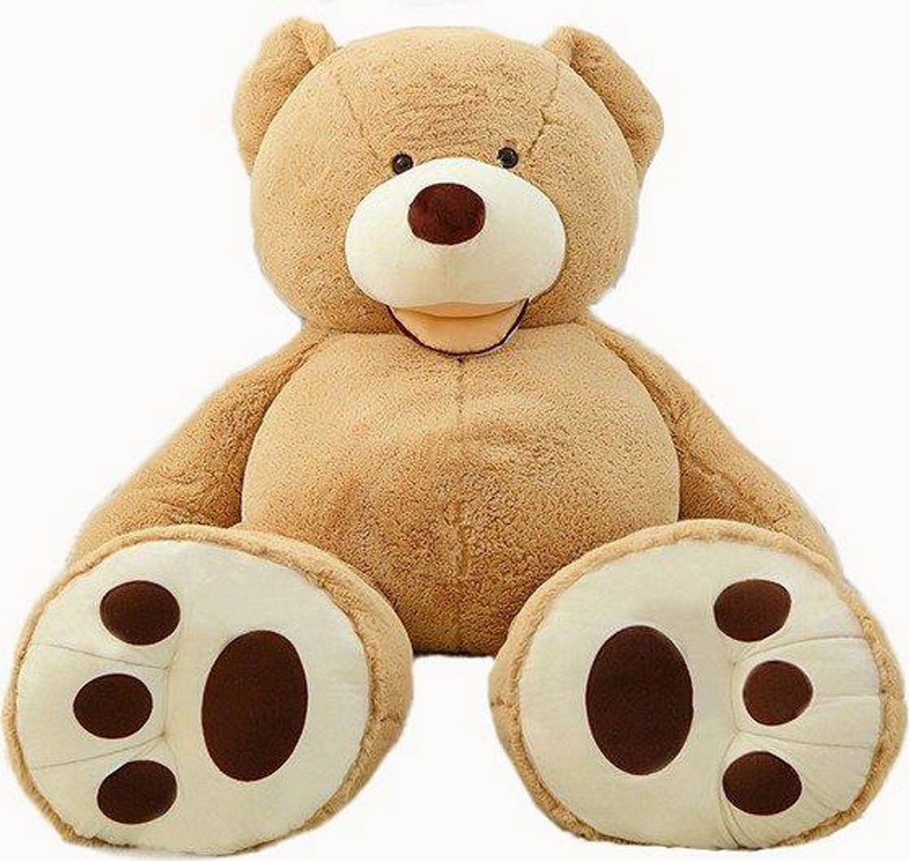 Riesen Teddybär Kuschelbär 130 cm XXL Plüschbär Kuscheltier Produktbild 
