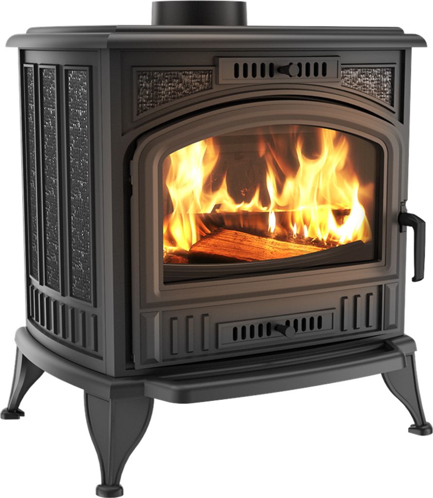 Gußeisen Kaminofen K6 Turbofan Ø 150 8 kW